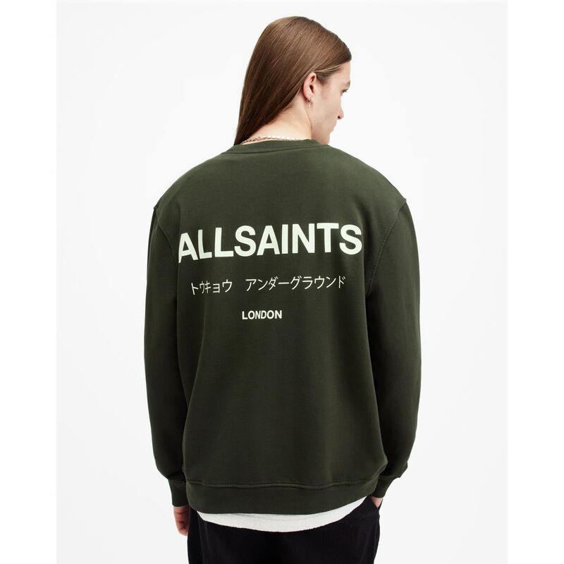 AllSaints Underground Relaxed Fit Crew Neck Sweatshirt image number 1